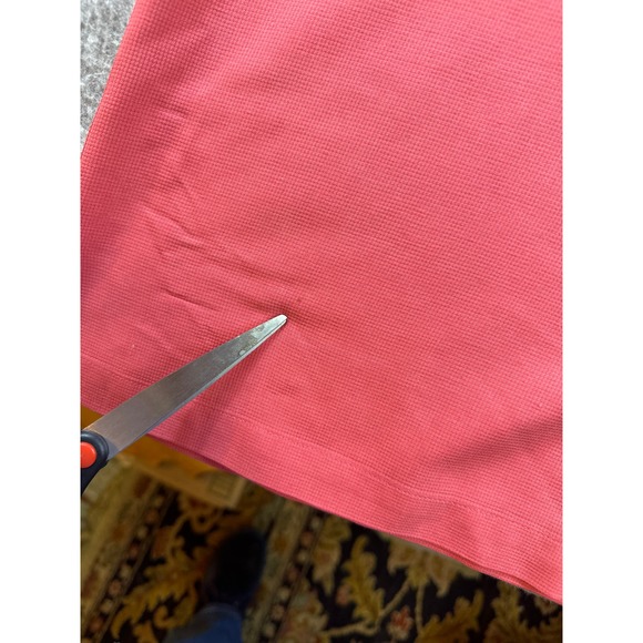 Men’s TOSCANO 100% Silk, Short Sleeve Button Up Shirt Fuchsia - Picture 6 of 8